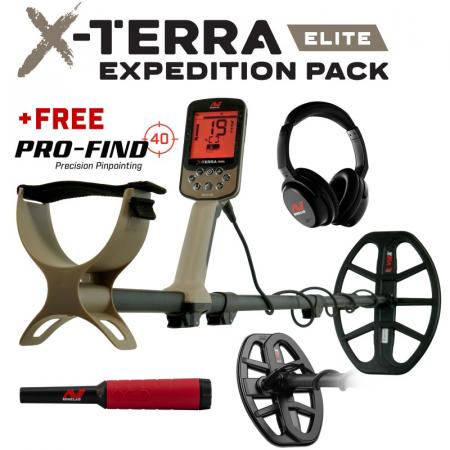 Minelab Xterra Elite Expedition Pack + Pro-Find 40